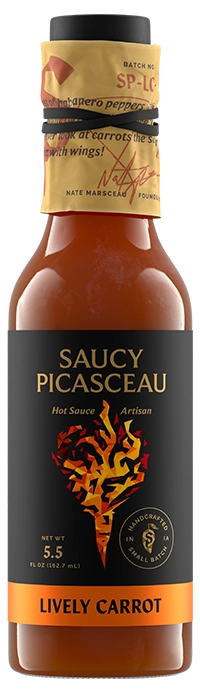 Saucy Picasceau Lively Carrot hot sauce