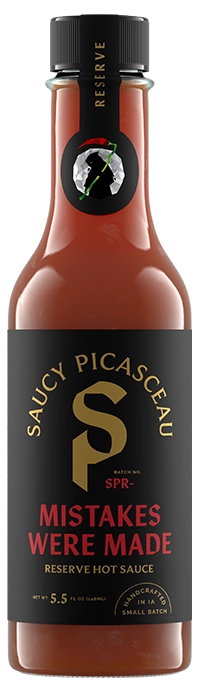 Saucy Picasceau Mistakes Were Made reserve hot sauce