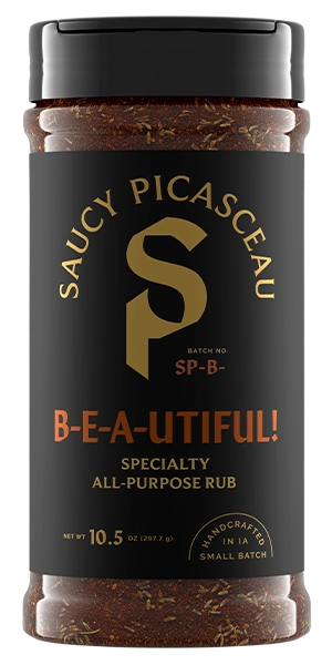Saucy Picasceau B-e-a-utiful all natural spice rub